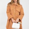 Orange Daydress in Day Dresses with Cotton and Spandex