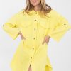 Yellow Daydress in Day Dresses with Cotton and Spandex