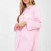 Pink Daydress in Day Dresses with Cotton and Spandex