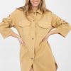 Brown Daydress in Day Dresses with Cotton and Spandex
