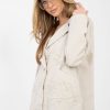 Beige Jacket in Jackets, Vests For Women with Cotton