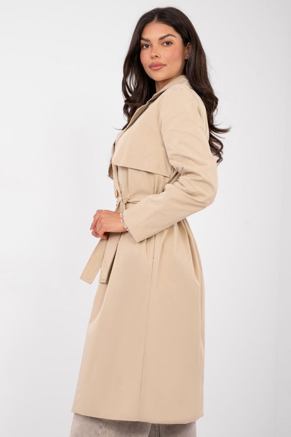 Brown Coat in Women`s Coats, Jackets with Polyester