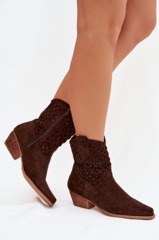 brown Heel boots model 223851 Step in style