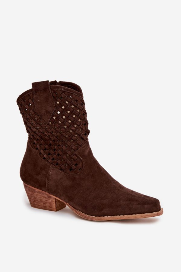 brown Heel boots model 223851 Step in style