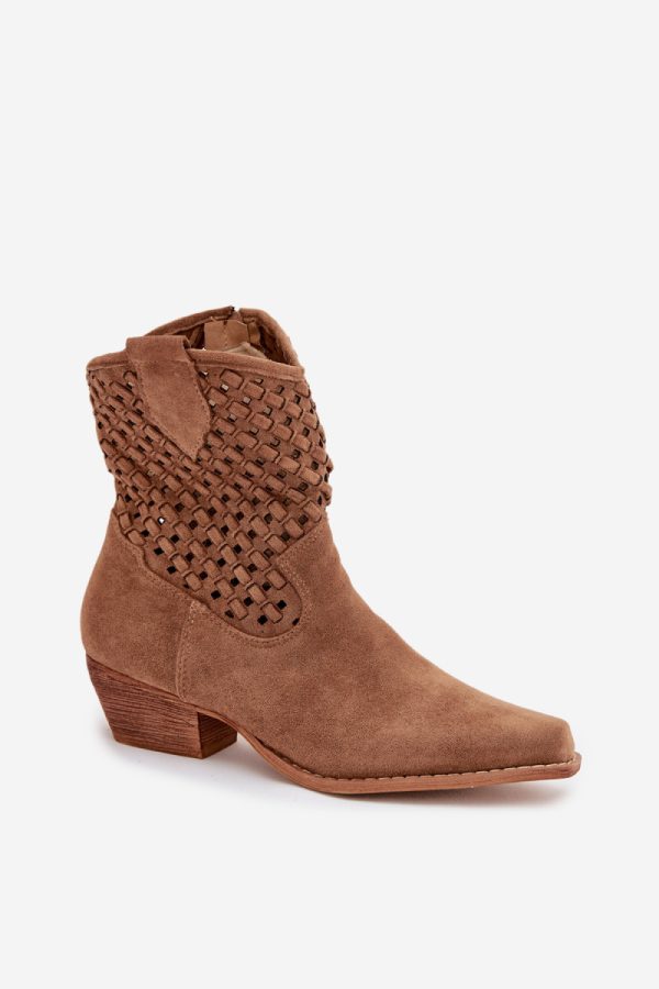 brown Heel boots model 223852 Step in style