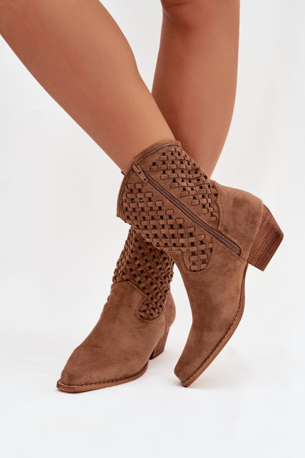 brown Heel boots model 223852 Step in style