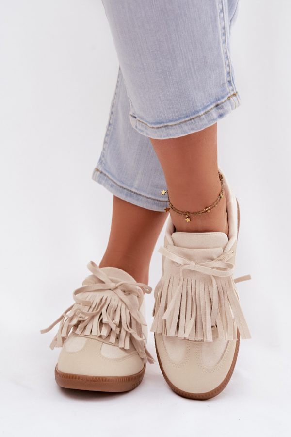beige Sport Shoes model 223865 Step in style