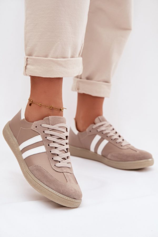 beige Sport Shoes model 223872 Step in style