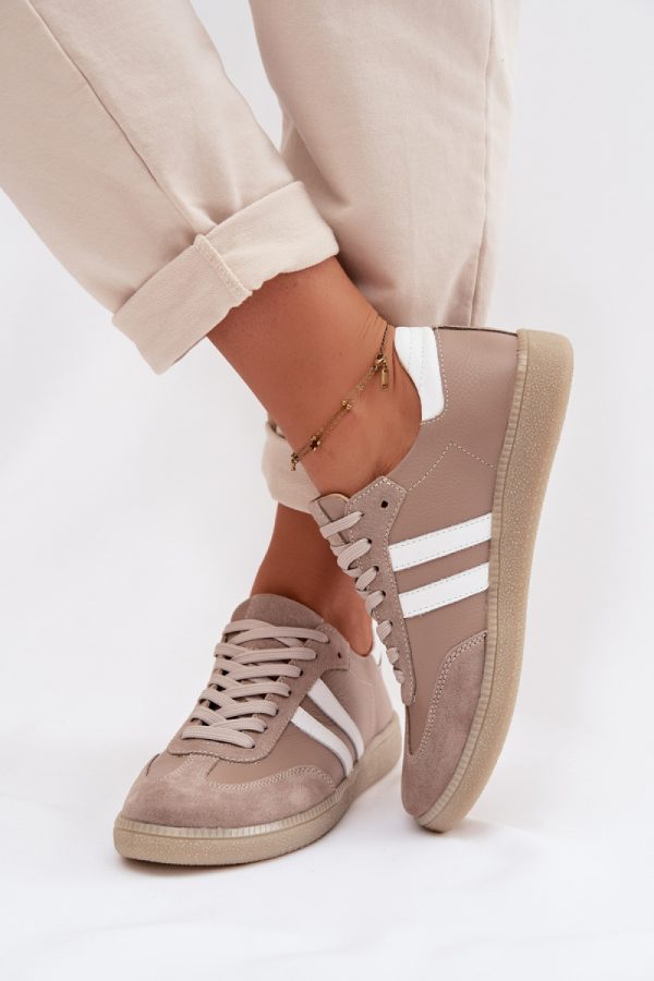 beige Sport Shoes model 223872 Step in style