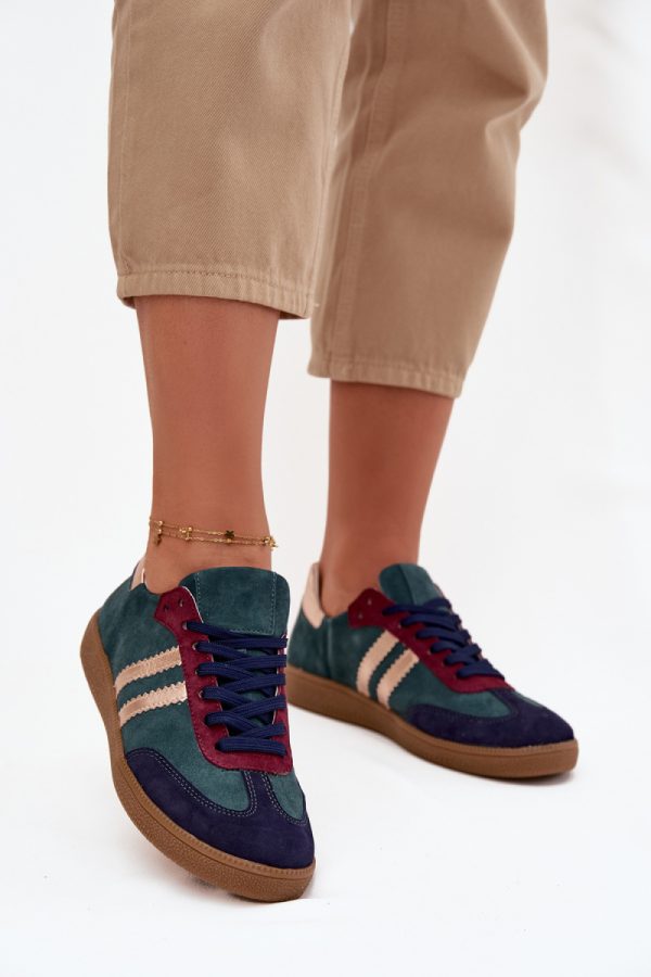 green Sport Shoes model 223877 Step in style