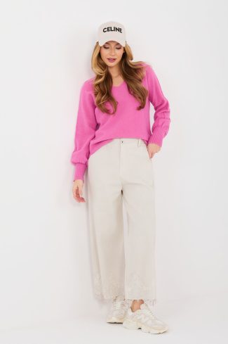 Beige Jeans in Pants, Trousers, Shorts with Cotton