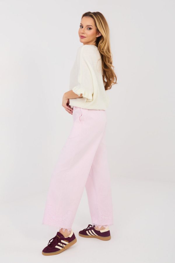 Pink Jeans in Pants, Trousers, Shorts with Cotton