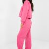 Pink Set in Pants, Trousers, Shorts with Spandex, Polyester and Viscose