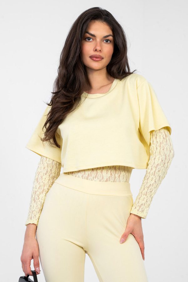 yellow Shapewear Body model 224072 Italy Moda