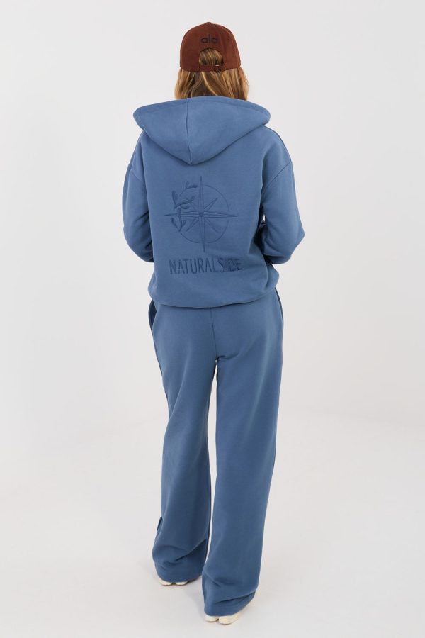 Blue Tracksuit Trousers in Pants, Trousers, Shorts with Cotton and Polyester