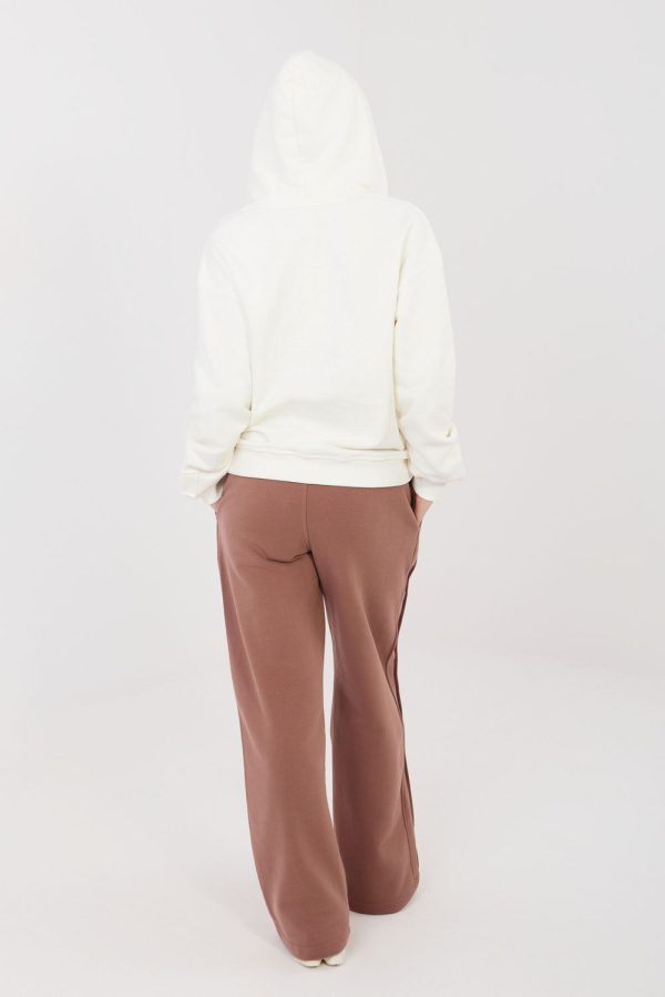 Brown Tracksuit Trousers in Pants, Trousers, Shorts with Cotton and Polyester