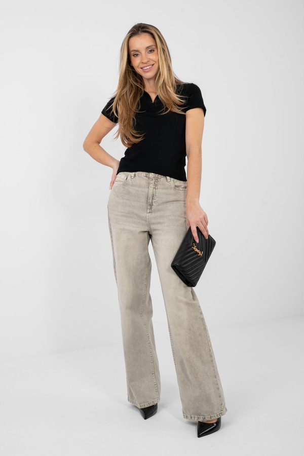 Black Blouse in Women`s Blouses, Tunics with Spandex and Viscose