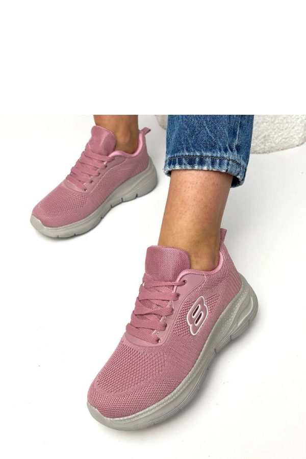 Pink Sport Shoes.Fabric, Footbed and Platform Height