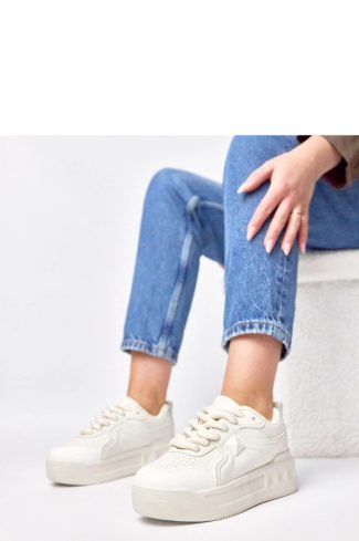 1113180 Beige Sport Shoes....Fabric, Footbed and Platform Height
