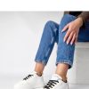 White Sport Shoes in Women`s Athletic Shoes, Trainers, Sneakers with Fabric, Footbed and Platform Height