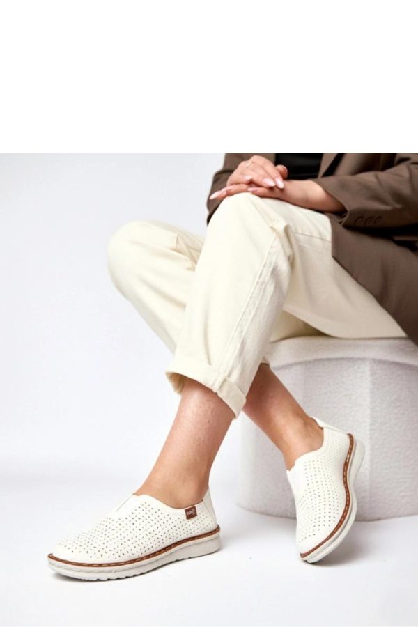 White Half Shoes in Women`s Ankle Boots & Booties with Fabric and Footbed