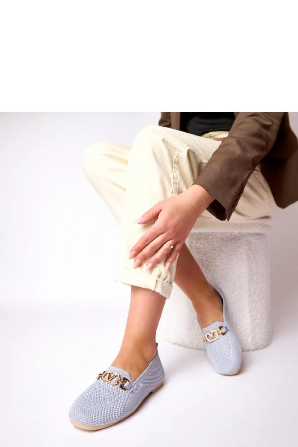 Grey Mocassin in Moccasins, Loafers with Fabric and Footbed