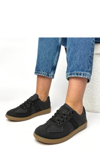 1113234 Black Sport Shoes..Fabric, Footbed and Sole Height