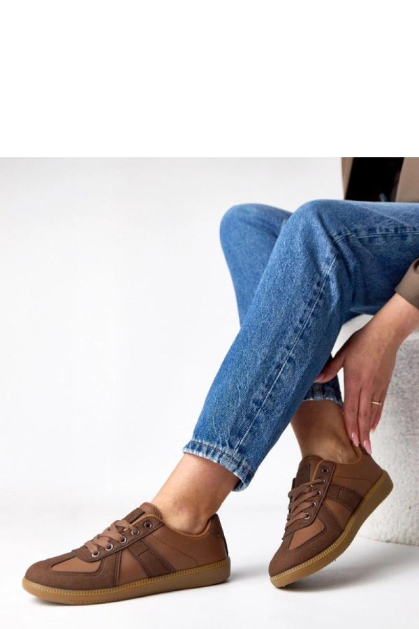 Brown Sport Shoes..Fabric, Footbed and Sole Height
