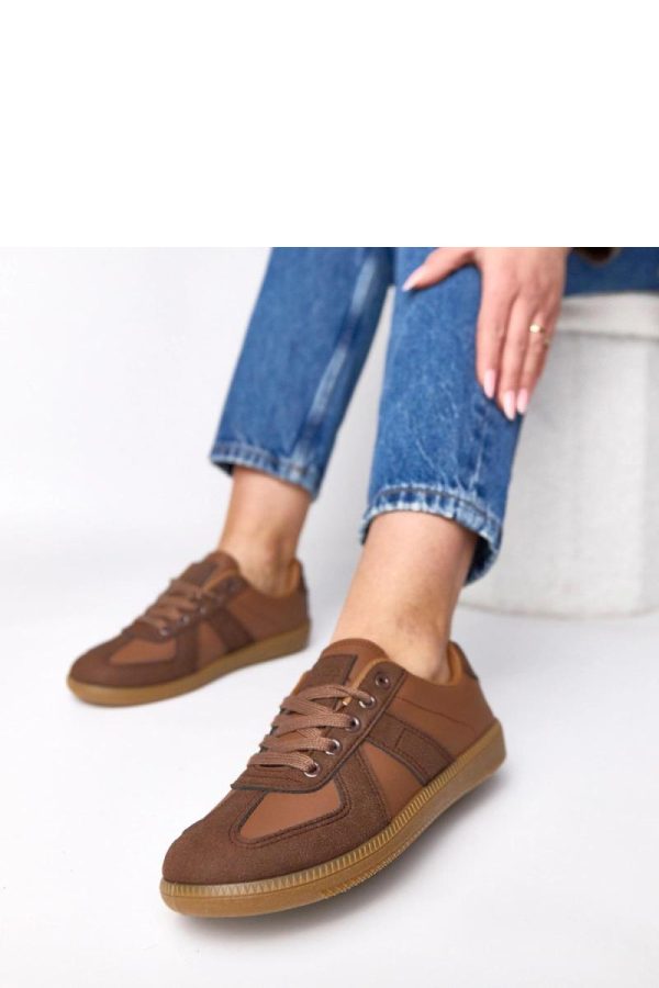 Brown Sport Shoes..Fabric, Footbed and Sole Height