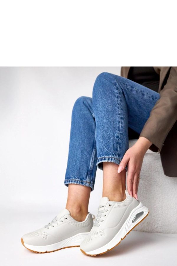 Grey Sport Shoes in Women`s Athletic Shoes, Trainers, Sneakers with Fabric, Footbed and Sole Height