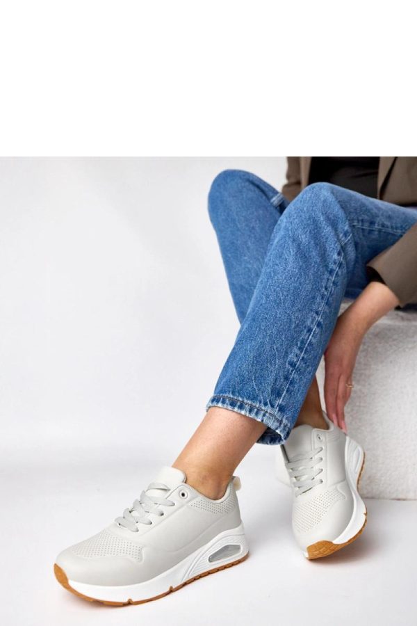 Grey Sport Shoes in Women`s Athletic Shoes, Trainers, Sneakers with Fabric, Footbed and Sole Height