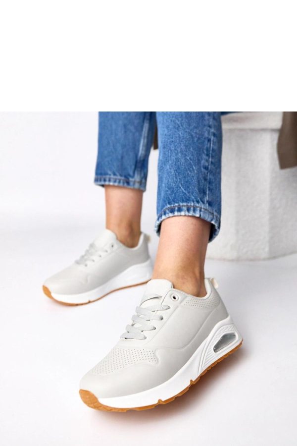 Grey Sport Shoes in Women`s Athletic Shoes, Trainers, Sneakers with Fabric, Footbed and Sole Height