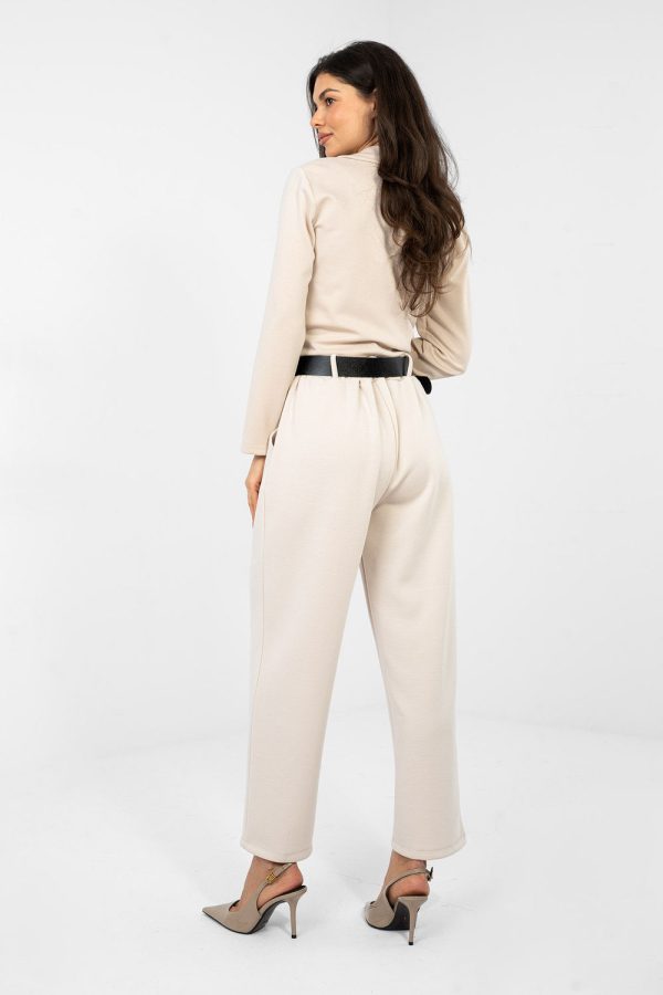 beige Tracksuit trousers model 224216 Italy Moda