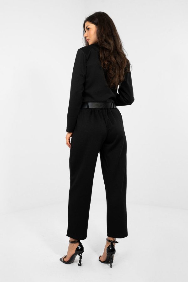 black Tracksuit trousers model 224217 Italy Moda