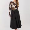 Black Skirt in Skirts with Polyester and Viscose