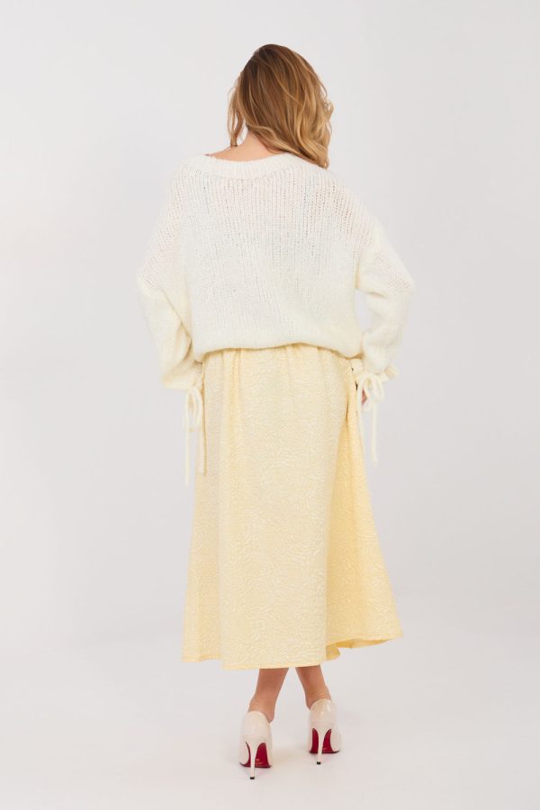 Yellow Skirt in Skirts with Polyester and Viscose