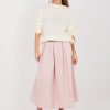 Pink Skirt in Skirts with Polyester and Viscose
