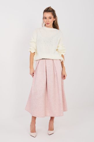 Pink Skirt in Skirts with Polyester and Viscose