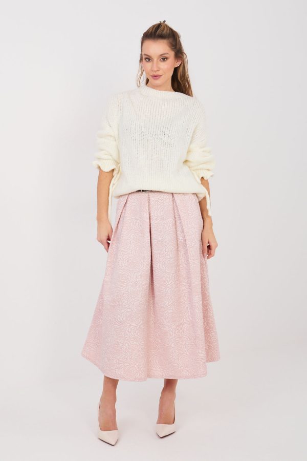 Pink Skirt in Skirts with Polyester and Viscose