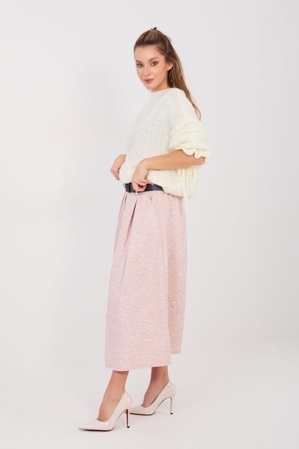 Pink Skirt in Skirts with Polyester and Viscose