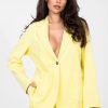 Yellow Jacket in Jackets, Vests For Women with Cotton and Spandex
