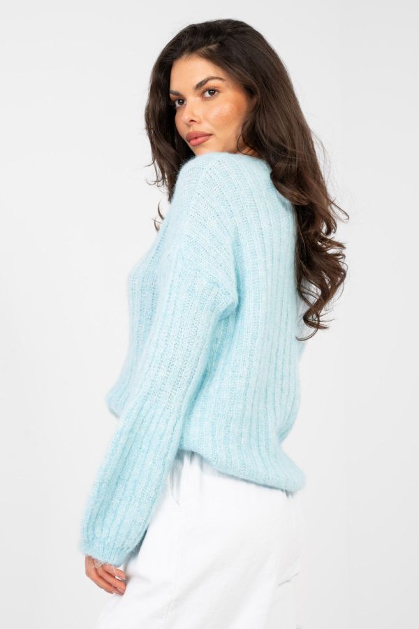 blue Jumper model 224369 Italy Moda