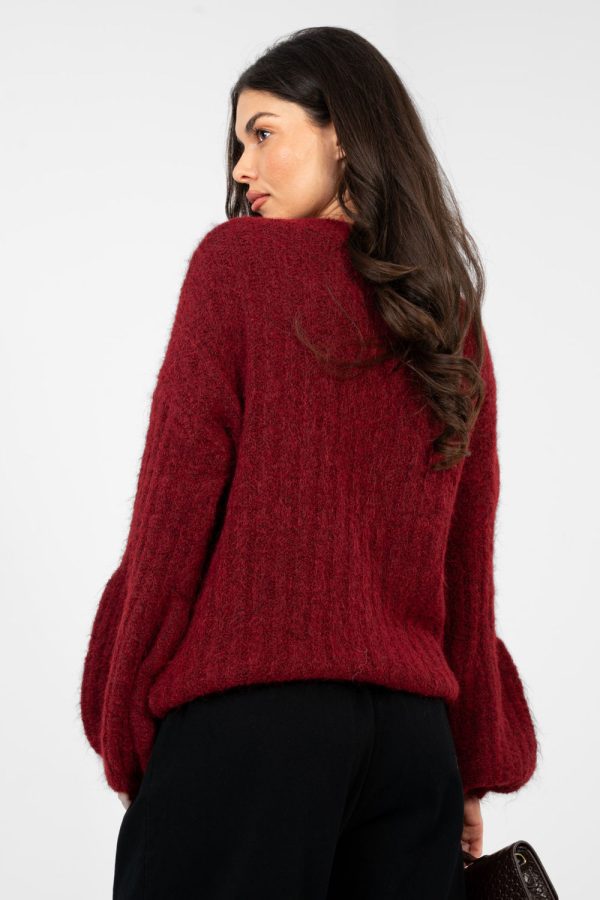 red Jumper model 224370 Italy Moda