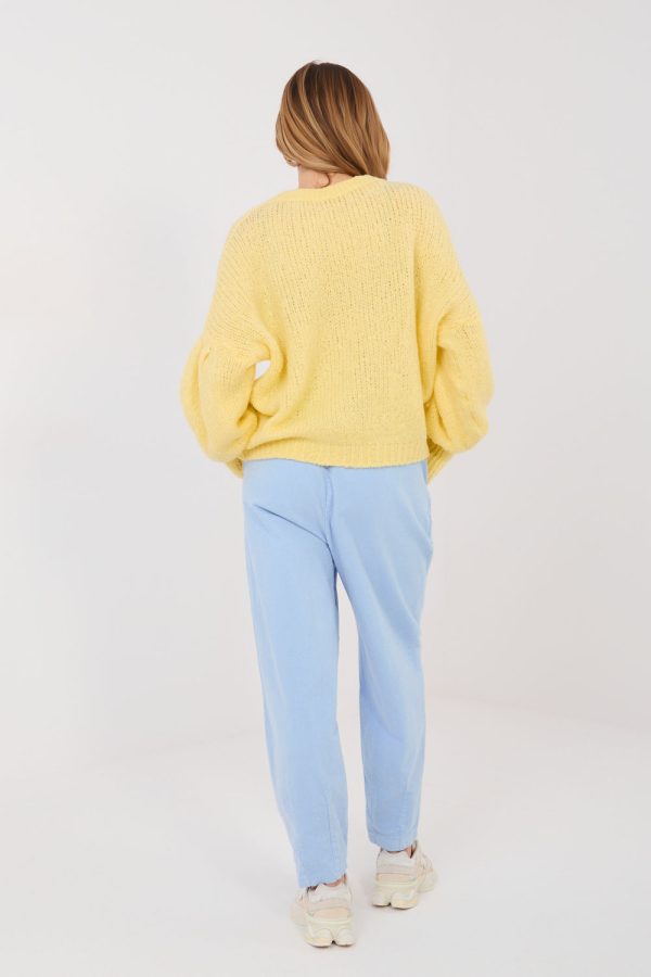 Blue Corduroy Trousers in Pants, Trousers, Shorts with Cotton and Spandex