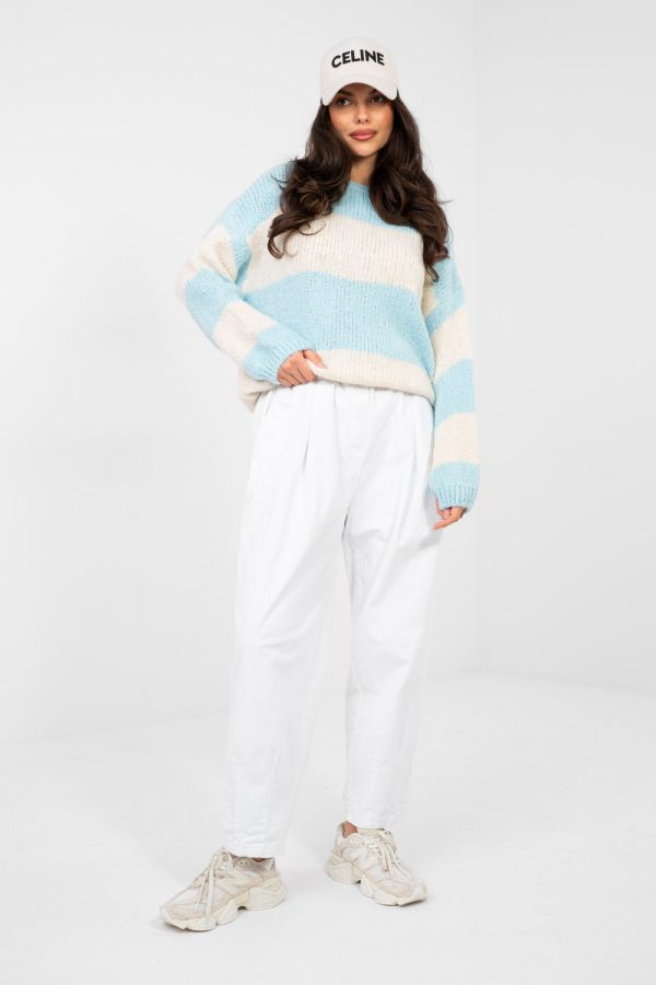 blue Jumper model 224391 Italy Moda