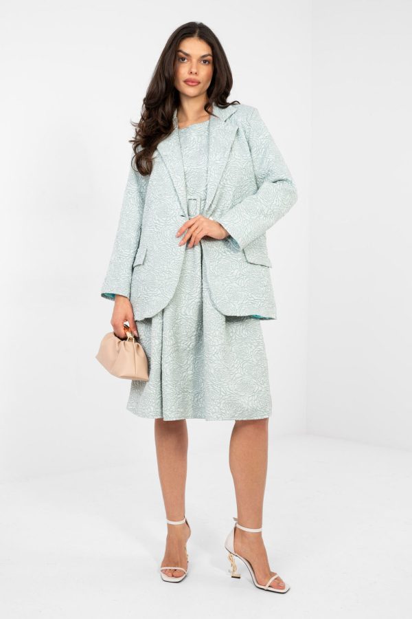 Green Jacket in Jackets, Vests For Women with Polyester and Viscose