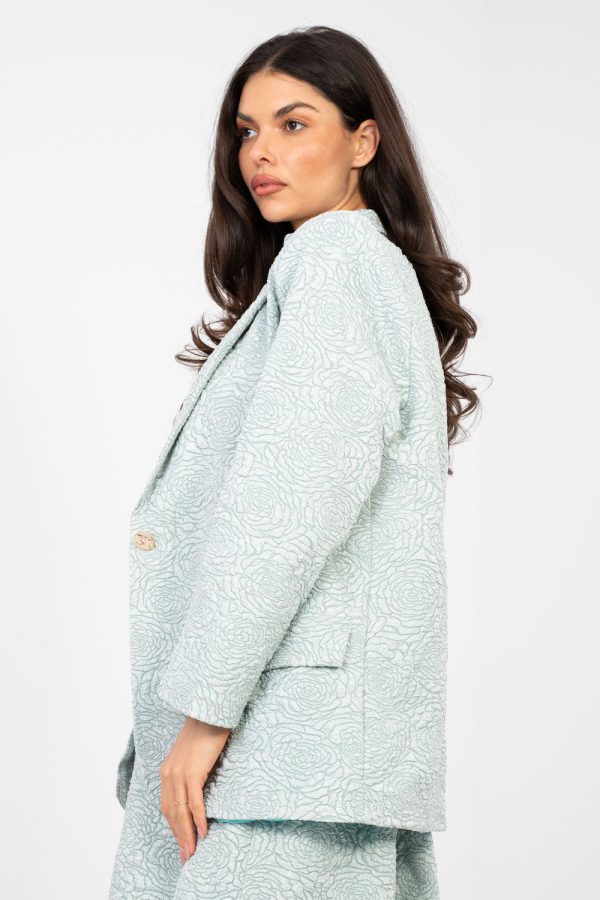 Green Jacket in Jackets, Vests For Women with Polyester and Viscose