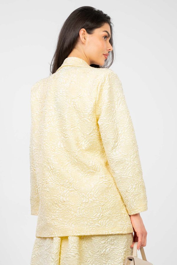 Yellow Jacket in Jackets, Vests For Women with Polyester and Viscose