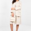 Beige Jacket in Jackets, Vests For Women with Polyester and Viscose