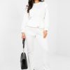 Beige Set in Pants, Trousers, Shorts with Spandex, Polyester and Viscose